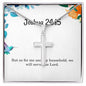 Joshua 24 15 Necklace Joshua 24_15 Gift Bible Verse Jewelry But as for me and my household we will serve the Lord