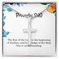 Proverbs 9 10 Necklace Proverbs 9_10 Gift Bible Verse Jewelry
