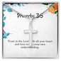 Proverbs 3 5 Necklace Proverbs 3_5 Gift Bible Verse Jewelry Trust in the Lord with all your heart and lean not on your own understanding