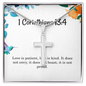 1 Corinthians 13 4 Necklace 1 Corinthians 13_4 Gift Bible Verse Jewelry Love is patient love is kind It does not envy it does not boast it is not proud