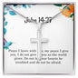 John 14 27 Necklace John 14_27 Gift Bible Verse Jewelry