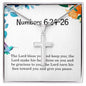 Numbers 6 24 26 Necklace Numbers 6_24 26 Gift Bible Verse Jewelry