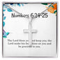 Numbers 6 24 25 Necklace Numbers 6_24 25 Gift Bible Verse Jewelry