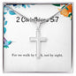 2 Corinthians 5 7 Necklace 2 Corinthians 5_7 Gift Bible Verse Jewelry For we walk by faith not by sight