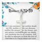 Romans 8 38 39 Necklace Romans 8_38 39 Gift Bible Verse Jewelry