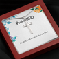 Be still and know that I am God - Psalm 46:10 Necklace - Christian Gifts for Women - Cross Necklace for Women