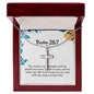 Psalm 28 7 Necklace Psalm 28_7 Gift Bible Verse Jewelry