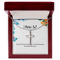 1 Peter 5 7 Necklace 1 Peter 5_7 Gift Bible Verse Jewelry Cast all your anxiety on him because he cares for you