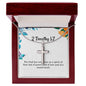 2 Timothy 1 7 Necklace 2 Timothy 1_7 Gift Bible Verse Jewelry