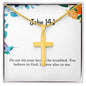 John 14 1 Necklace John 14_1 Gift Bible Verse Jewelry Do not let your hearts be troubled You believe in God believe also in me