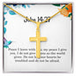 John 14 27 Necklace John 14_27 Gift Bible Verse Jewelry