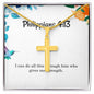 Philippians 4 13 Necklace Philippians 4_13 Gift Bible Verse Jewelry I can do all this through him who gives me strength