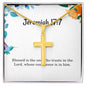 Jeremiah 17 7 Necklace Jeremiah 17_7 Gift Bible Verse Jewelry Blessed is the one who trusts in the Lord whose confidence is in him