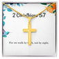 2 Corinthians 5 7 Necklace 2 Corinthians 5_7 Gift Bible Verse Jewelry For we walk by faith not by sight