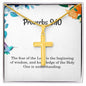 Proverbs 9 10 Necklace Proverbs 9_10 Gift Bible Verse Jewelry