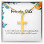 Proverbs 17 22 Necklace Proverbs 17_22 Gift Bible Verse Jewelry A cheerful heart is good medicine but a crushed spirit dries up the bones