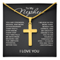 To My Nephew Cross Necklace - Nephew Gifts from Aunts and Uncles
