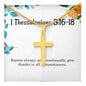 1 Thessalonians 5 16 18 Necklace 1 Thessalonians 5_16 18 Gift Bible Verse Jewelry Rejoice always pray continually give thanks in all circumstances