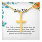 John 3 16 Necklace John 3_16 Gift Bible Verse Jewelry