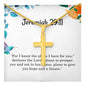 Jeremiah 29 11 Necklace Jeremiah 29_11 Gift Bible Verse Jewelry