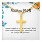 Matthew 19 26 Necklace Matthew 19_26 Gift Bible Verse Jewelry