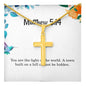 Matthew 5 14 Necklace Matthew 5_14 Gift Bible Verse Jewelry You are the light of the world A town built on a hill cannot be hidden