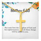 Matthew 6 33 Necklace Matthew 6_33 Gift Bible Verse Jewelry