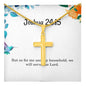 Joshua 24 15 Necklace Joshua 24_15 Gift Bible Verse Jewelry But as for me and my household we will serve the Lord