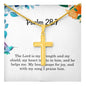 Psalm 28 7 Necklace Psalm 28_7 Gift Bible Verse Jewelry