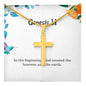 Genesis 1 1 Necklace Genesis 1_1 Gift Bible Verse Jewelry In the beginning God created the heavens and the earth