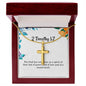 2 Timothy 1 7 Necklace 2 Timothy 1_7 Gift Bible Verse Jewelry