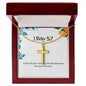 1 Peter 5 7 Necklace 1 Peter 5_7 Gift Bible Verse Jewelry Cast all your anxiety on him because he cares for you