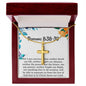 Romans 8 38 39 Necklace Romans 8_38 39 Gift Bible Verse Jewelry