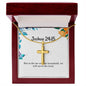Joshua 24 15 Necklace Joshua 24_15 Gift Bible Verse Jewelry But as for me and my household we will serve the Lord
