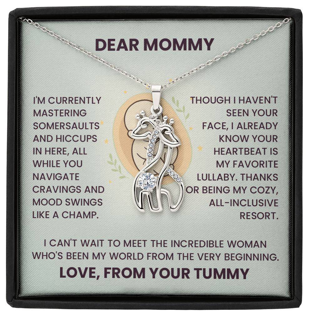 To My Mommy from Unborn Baby Necklace