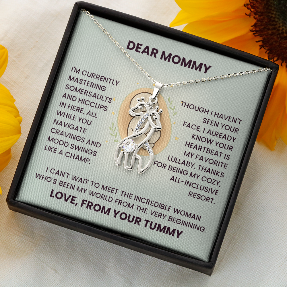 To My Mommy from Unborn Baby Necklace