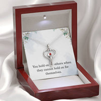 Load image into Gallery viewer, Nurse Necklace Nurse Christmas Gift Nurse Appreciation Gift Nursing Gift You Hold On For Others When They Cannot Hold On For Themselves
