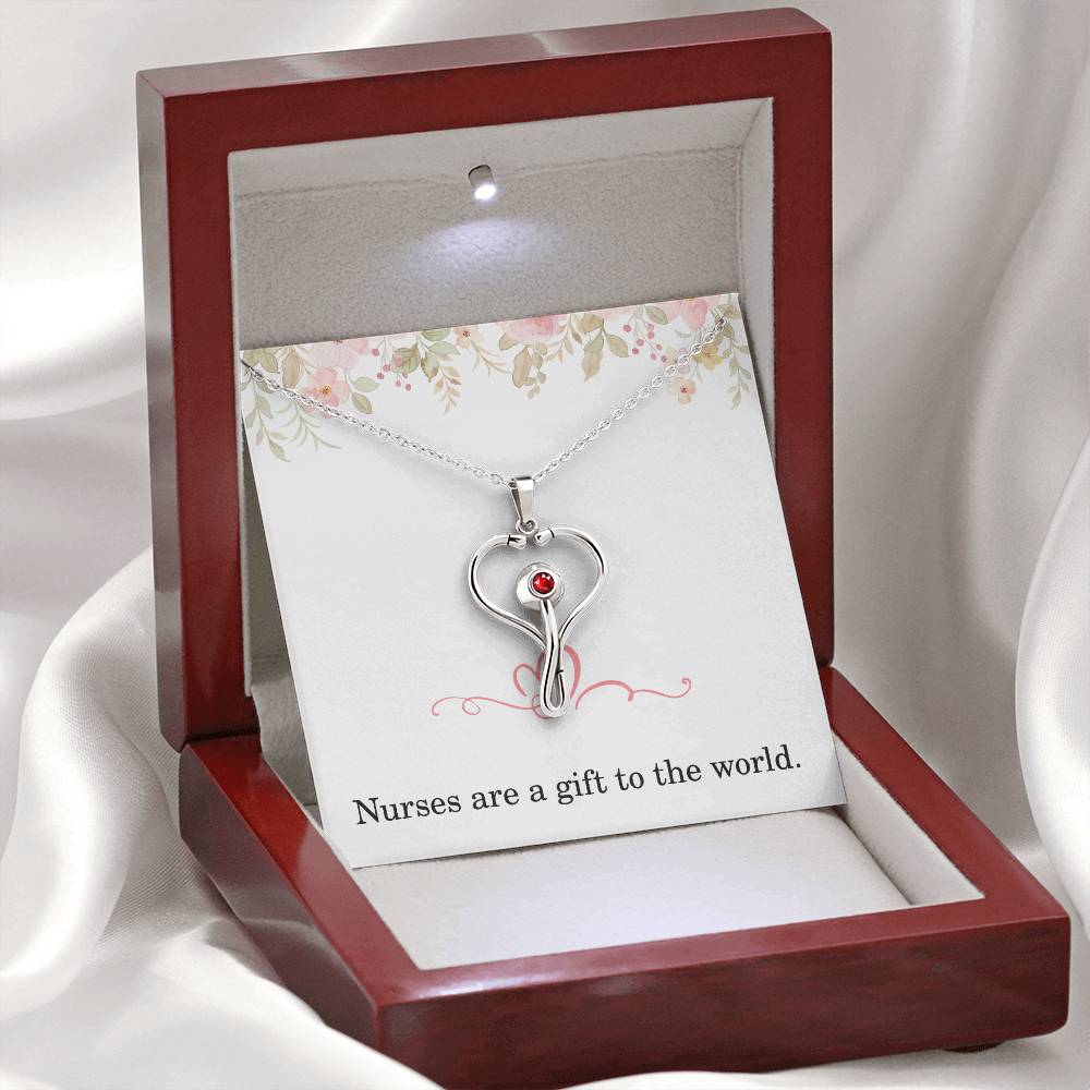 Nurse Necklace Nurse Christmas Gift Nurse Appreciation Gift Nursing Gift Nurses Are A Gift To The World
