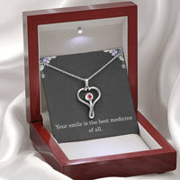 Load image into Gallery viewer, Nurse Necklace Nurse Christmas Gift Nurse Appreciation Gift Nursing Gift Your Smile Is The Best Medicine Of All
