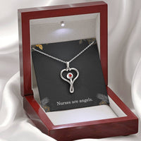 Load image into Gallery viewer, Nurses Are Angels Nurse Necklace Nurse Christmas Gift Nurse Appreciation Gift Nursing Gift
