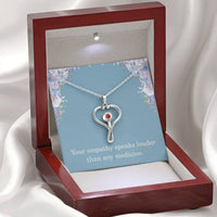 Load image into Gallery viewer, Nurse Necklace Nurse Christmas Gift Nurse Appreciation Gift Nursing Gift Your Empathy Speaks Louder Than Any Medicine
