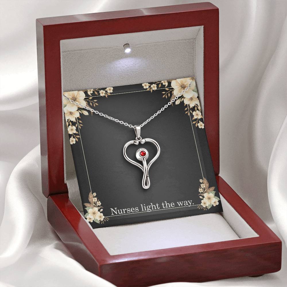 Nurses Light The Way Nurse Necklace Nurse Christmas Gift Nurse Appreciation Gift Nursing Gift