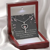 Load image into Gallery viewer, Graduation Gifts for Nurse HeartScope Necklace for Her Stethoscope Necklace Future Nurse Christmas Gift You're Meant for This
