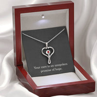 Load image into Gallery viewer, Nurse Necklace Nurse Christmas Gift Nurse Appreciation Gift Nursing Gift Your Care Is An Unspoken Promise Of Hope
