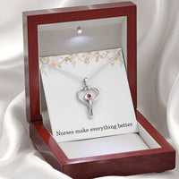 Load image into Gallery viewer, Nurse Necklace Nurse Christmas Gift Nurse Appreciation Gift Nursing Gift Nurses Make Everything Better

