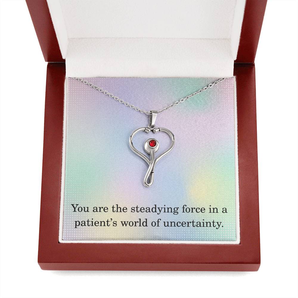 Nurse Necklace Nurse Christmas Gift Nurse Appreciation Gift Nursing Gift You Are The Steadying Force In A Patients World Of Uncertainty