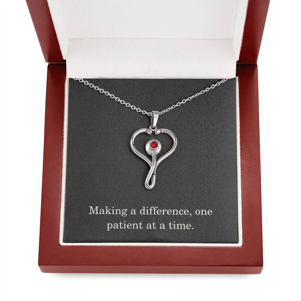 Nurse Necklace Nurse Christmas Gift Nurse Appreciation Gift Nursing Gift Making A Difference One Patient At A Time