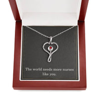Load image into Gallery viewer, Nurse Necklace Nurse Christmas Gift Nurse Appreciation Gift Nursing Gift The World Needs More Nurses Like You

