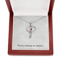 Load image into Gallery viewer, You're Making An Impact Nurse Necklace Nurse Christmas Gift Nurse Appreciation Gift Nursing Gift

