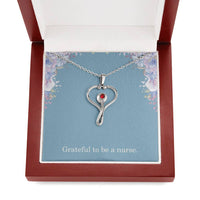 Load image into Gallery viewer, Grateful To Be A Nurse Nurse Necklace Nurse Christmas Gift Nurse Appreciation Gift Nursing Gift
